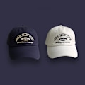Pikkukuva 3 / 5: Retro miesten ja naisten baseball-lippikset Street Kirjaimilla Navy