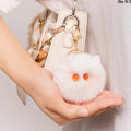 Miniatyrbilde 5 av 8: e Blush Cat Ball nøkkelring Plysj anheng Bag Anheng Bursdag Gi C