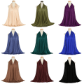 Miniatyrbilde 3 av 5: 1 stk Hijab skjerf For muslimske kvinner Sjal Hijabs Modal Woman Turba Army green