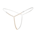 Miniatyrbilde 1 av 5: pearls massasje dame truser beading g-string bikini micro White