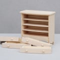 Pikkukuva 4 / 7: 1:12 Dollhouse Miniatyyri yöpöytäsarjan säilytyskaappi D