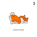 Pikkukuva 8 / 8: Husky Pehmo Doll Rintaneula Sarjakuva Eläin Rintaneulat Rintanappi rintaneula 1