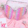 Miniatyrbillede 1 af 5: Butterfly Wings Dress Up Fødselsdagsfest Gavetilbehør Cos Co A2