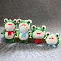 Pikkukuva 6 / 8: Sarjakuva Frog Doll Avaimenperät Naiset ja Pehmo Frog Animal Bag Penda A1