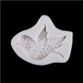 Miniatyrbillede 3 af 8: fredsdue form harpiksforme silikone fondant kage dekoration
