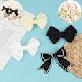 Miniatyrbillede 2 af 5: 1 Par Butterfly Bow Style Sko Spænde Sko Charms Sko Deco A3