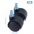 Pikkukuva 1 / 8: 1 pari 1,5 tuuman universal pyörivä pyörätuoli A 1Pair