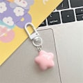 Miniatyrbillede 8 af 8: e Stars Nøglering Vedhæng Nøglering Rygsæk Charm Femtakket St Yellow