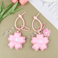 Pikkukuva 4 / 8: Pink Cherry Blossom avaimenperä Sakura Pendant Flower avaimenperä Ba B