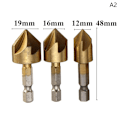 Miniatyrbild 8 av 8: 3ST Set för trämetall Quick Chan 6mm 8mm 9mm