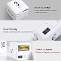 Pikkukuva 5 / 5: Gravity Sensor Flip Timer Responsive Cube Timer Urheiluajastin Ki 25-5-45-15