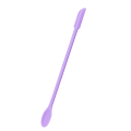 Miniatyrbilde 8 av 8: Silikon Spatel Krukke Skraper Scoop Tip Lang Dobbelthodet Cosme Purple