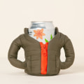 Miniatyrbild 8 av 8: Dryckesjacka isolerad burk ölisolering Hide Beer Can Bee Black