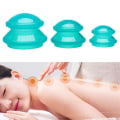 Miniatyrbilde 2 av 5: 1 STK Silikon Anti Cellulite Vakuumsug Massasjekopper Fysio Transparent M