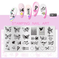 Miniatyrbillede 1 af 5: Søm Stempling Plader Udskrivning Stencil Manicure Art Stamp DM1