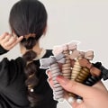 Pikkukuva 2 / 8: Bowknot-punotut puhelinlangalliset hiusnauhat Gray