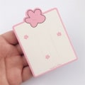 Pikkukuva 3 / 8: 50PCS50PCS Pink Flower Display Card For Hiusklipsipaperikortti He 2