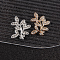 Miniatyrbillede 3 af 5: 10 Stk Legering Guld/Sølv Farve Gren Blade Connectors Charm Fo Silver