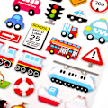 Miniatyrbilde 8 av 8: Flash Music e Fun Vehicle Car Tredimensjonal 3D Bubble Stick A1