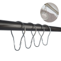 Pikkukuva 2 / 8: 10/20 kpl Curtain Open Kurpitsa Sormukset Karabiini avaimenperä Clip Windo 20pcs