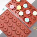 Pikkukuva 2 / 8: 18 Cavity Mini Donut Silikoni- mold Tee-se-itse kakkutarvikkeet