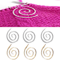 Miniatyrbillede 3 af 5: Spiralkabelstrik Håndlavet strikkeværktøj Helical strikning Gold