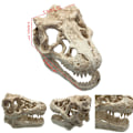 Pikkukuva 6 / 8: Resin Crocodile Skull Terrarium Reptile Fish Tank Ornament Aqua