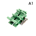 Miniatyrbillede 1 af 5: PCB 25mm DIN-skinnemontering Adapter Kredsløbskort Bracket Holder A1