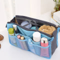 Miniatyrbilde 8 av 8: Organizer Insert Bag Dame Nylon Travel Insert Organizer Handba Blue