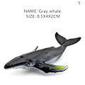 Pikkukuva 1 / 5: Simulation Marine Life Action Figuurit Ocean Animal Model Educationat A5