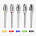Pikkukuva 3 / 8: Volframiteräksinen Nail Art Drill Bit Geel pedikyyri poisto Rotary M C Radium color