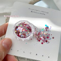 Pikkukuva 1 / 8: Dopamine Candy Star Nail Sequins Fantasy aron Color Nail Art D Red