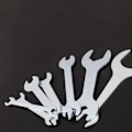 Miniatyrbild 3 av 5: Tunt dubbelt huvud Öppet slut Dual Use-End Ultra-Tunn bilhand till A8