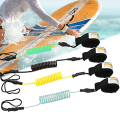 Miniatyrbillede 2 af 8: Coiled Surfboard Leash Surfing Stand UP Paddle Board Ankel Leas Yellow