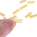 Pikkukuva 4 / 5: 10kpl/ set 1:12 Dollhouse Miniature Gold Bars Kolikkomalli Doll Ho