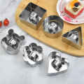 Miniatyrbilde 8 av 8: 1 stk rustfritt stål kakeform DIY Mousse Cake Cartoon Sushi Mo Square