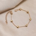 Miniatyrbild 1 av 7: Enkelt hjärtformat guldlegerat armband för modesmycken för kvinnor B