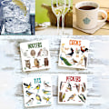 Pikkukuva 4 / 7: Bird Coasters Funny Bird Pun Coasters Ympäristöystävällinen imukykyinen De