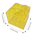 Miniatyrbillede 1 af 5: s Shape Coin Box Kid Money Bank Stabelbar opbevaringsboks legetøj Yellow