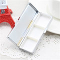 Miniatyrbillede 4 af 5: Travel Essential Pill Splitters Foldende pillebeholder Med 4.5cm 7 grids