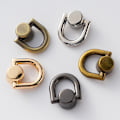 Miniatyrbilde 5 av 8: Metallveske Nagle Nail Spenne Studs Button Håndveske Beltehenger Le A1