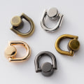 Miniatyrbilde 5 av 8: Metallveske Nagle Nail Spenne Studs Button Håndveske Beltehenger Le A2