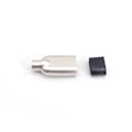 Miniatyrbillede 5 af 5: Metal Type-C Android Plug Shell Case o Digital Chip Charging Pl Silver