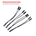 Miniatyrbillede 2 af 8: Bundkortskontakt Power SW/RESET SW/HDD LED/Power LED 1to2 Dou 4Pcs/Set