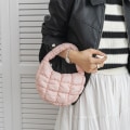 Miniatyrbild 4 av 8: Mode Mini Puffer Tote Bag Elegant telefonväska Key Pouch Simp A10