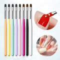 Miniatyrbilde 2 av 5: Nail Art Handle Brush UV Gel Gradient Brush For Manikyr Nail P Purple