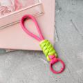 Miniatyrbild 1 av 8: Nyckelring Lanyard Stark rem för nycklar Flätat paraplyrep Ha A14