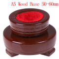 Miniatyrbilde 1 av 8: Crystal Wood Display Stand Base Holder For Crystal Ball Sphere A5