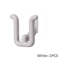 Pikkukuva 8 / 8: Tohveliteline Itsekiinnittyvä kylpyhuoneen yksinkertainen WC-istuin White 4PCS
