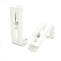 Miniatyrbilde 3 av 5: 2 sett L Brakett Lengde Hvit Farge Vertikale persienner Headrail Wi